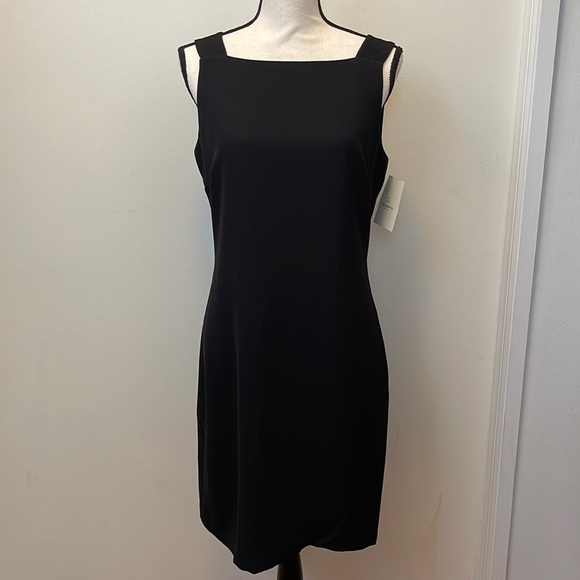 Liz Claiborne Sleeveless Black Dress NWT - Picture 1 of 16